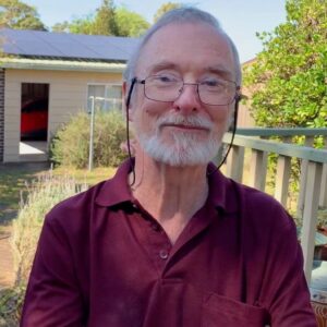 Ken in the garden on a beautiful day